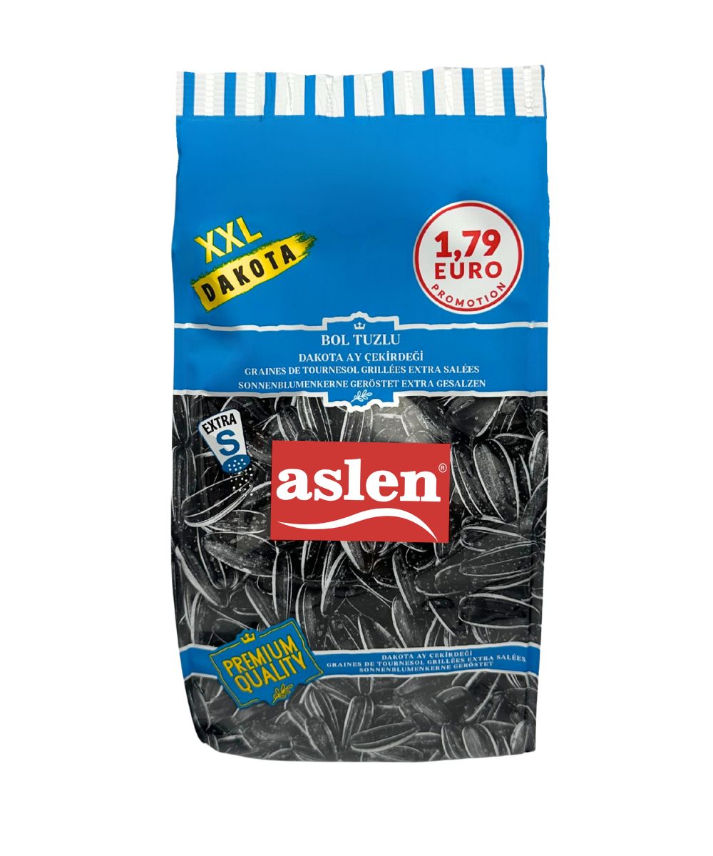 Graines de tournesol Aslen Dakota fortement salées 250 g 250,0 g