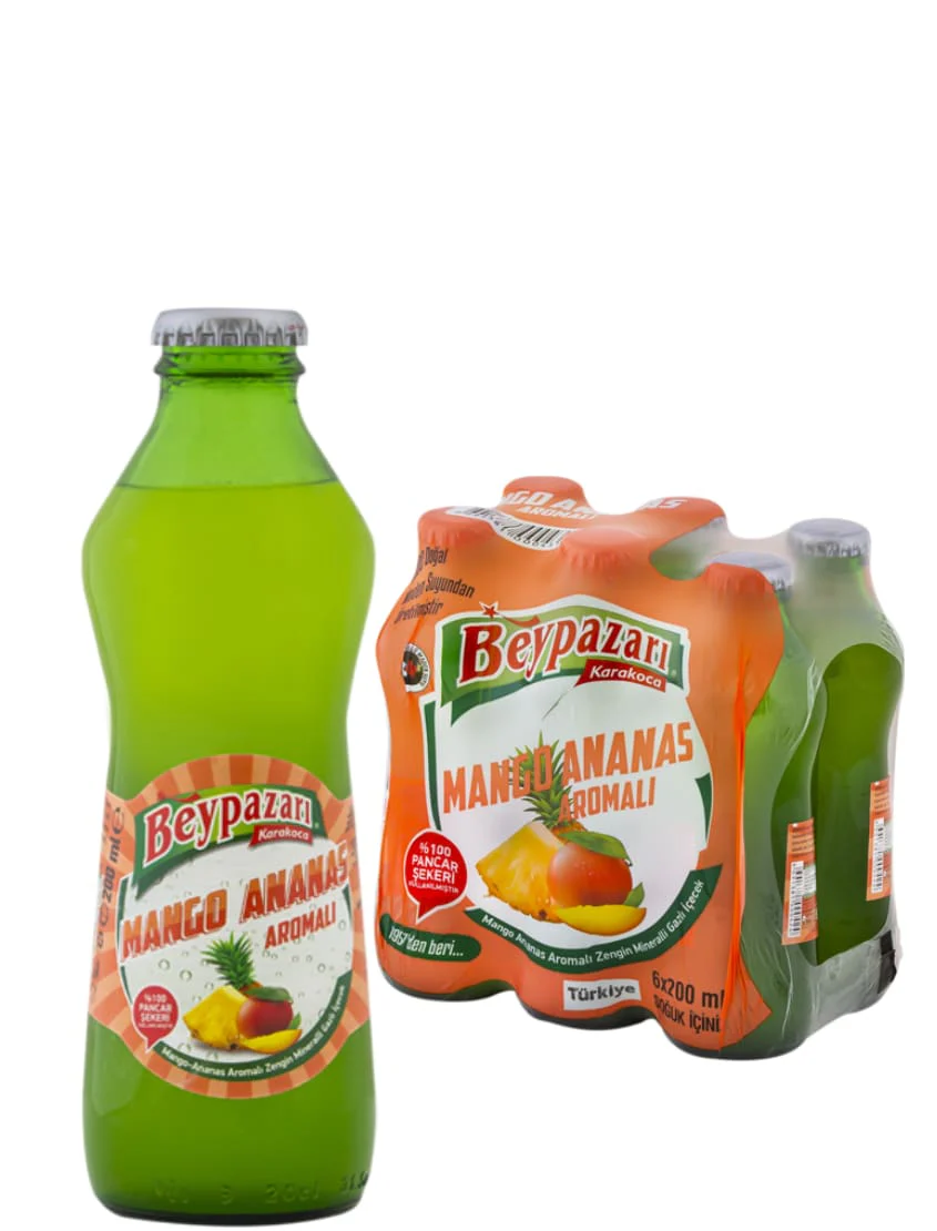 Beypazarı Tropical – Ananas & Mangue en bulles 200,0 mL