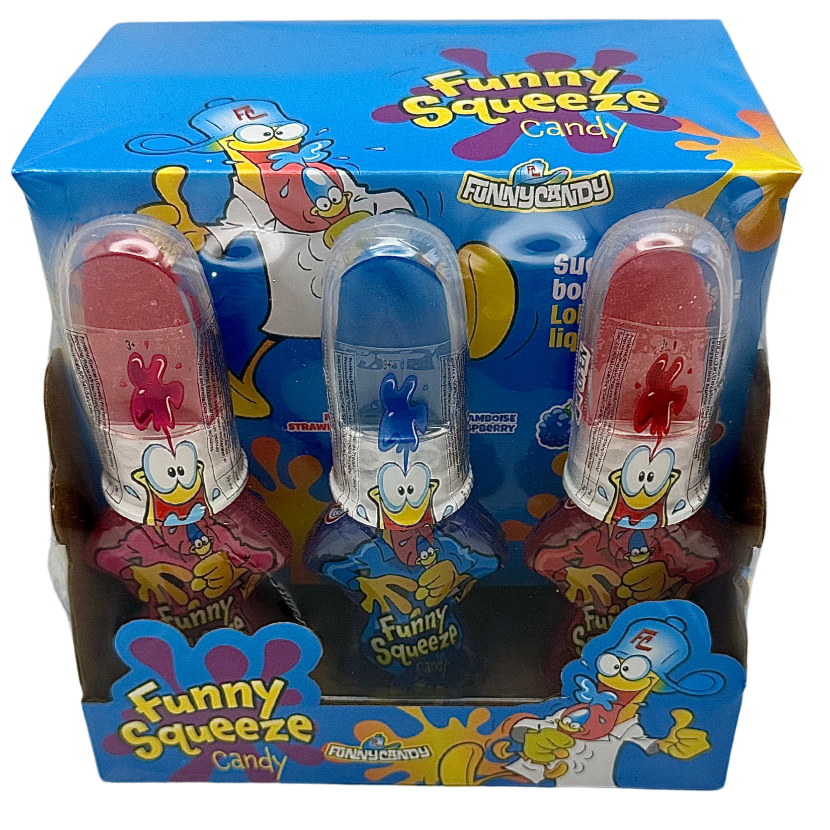 Bonbon Squeezy Pop a presser Lollipop