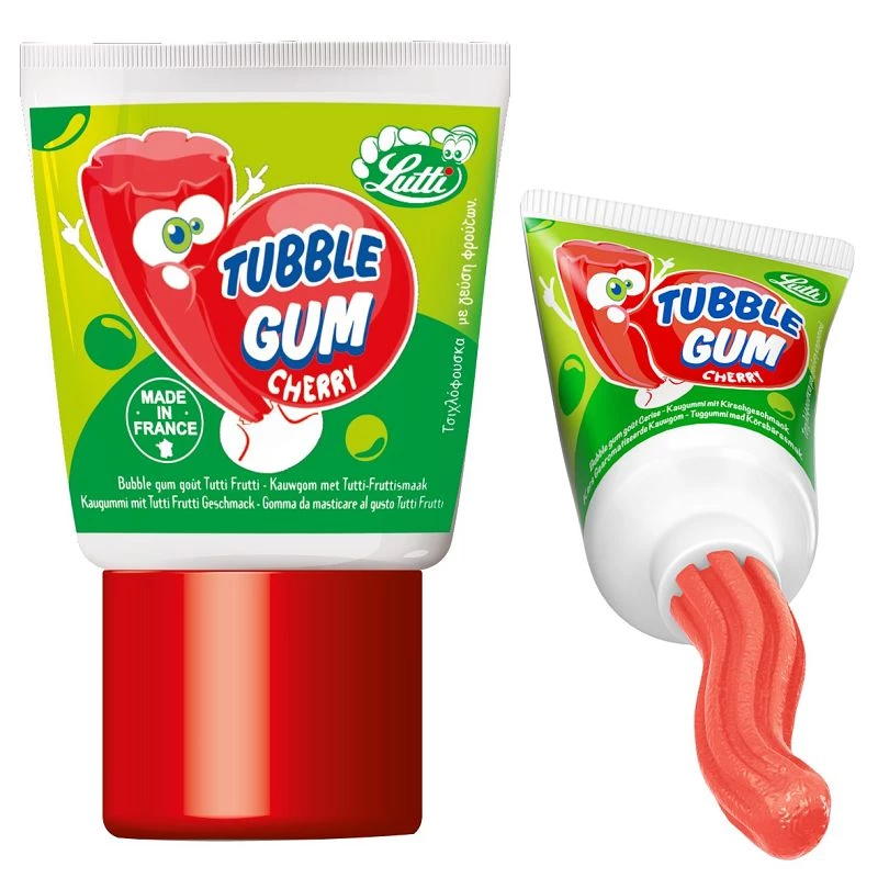 Chewing-gum Tubble goût cerise Lutti