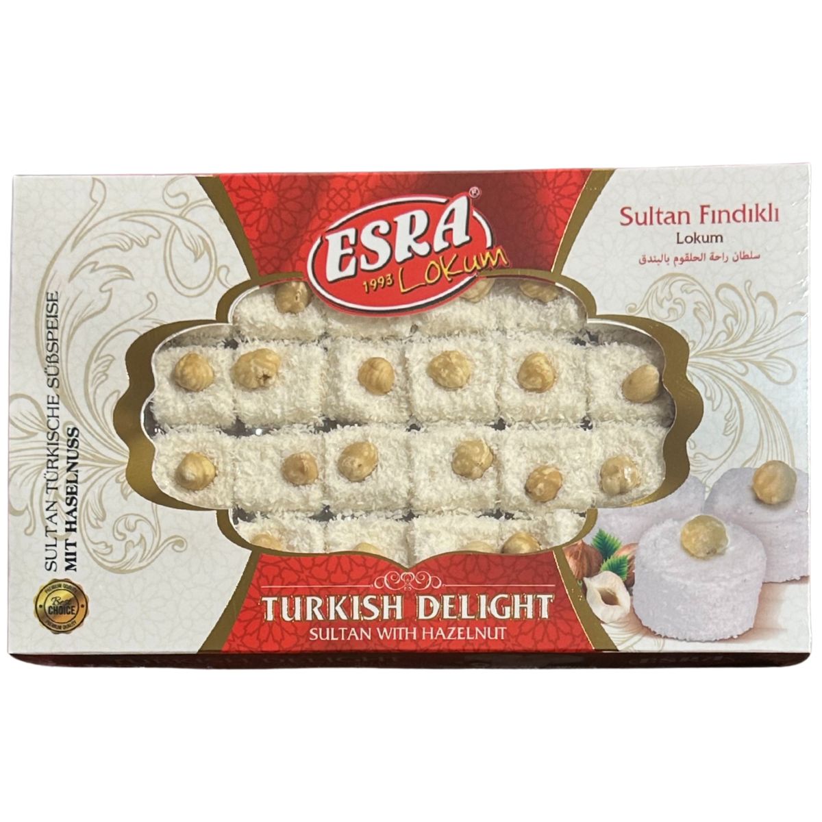 sultan lokum à la noisette 350g, Esra 350,0 g