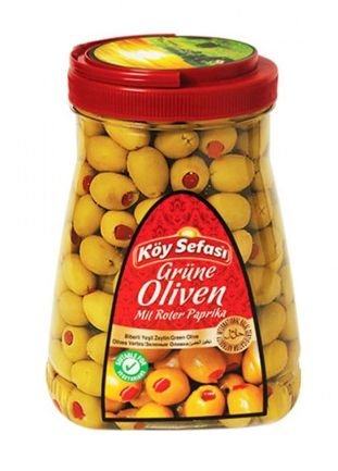 olives aux piments en bouteille 1120g, Koy Sefasi 1120,0 g