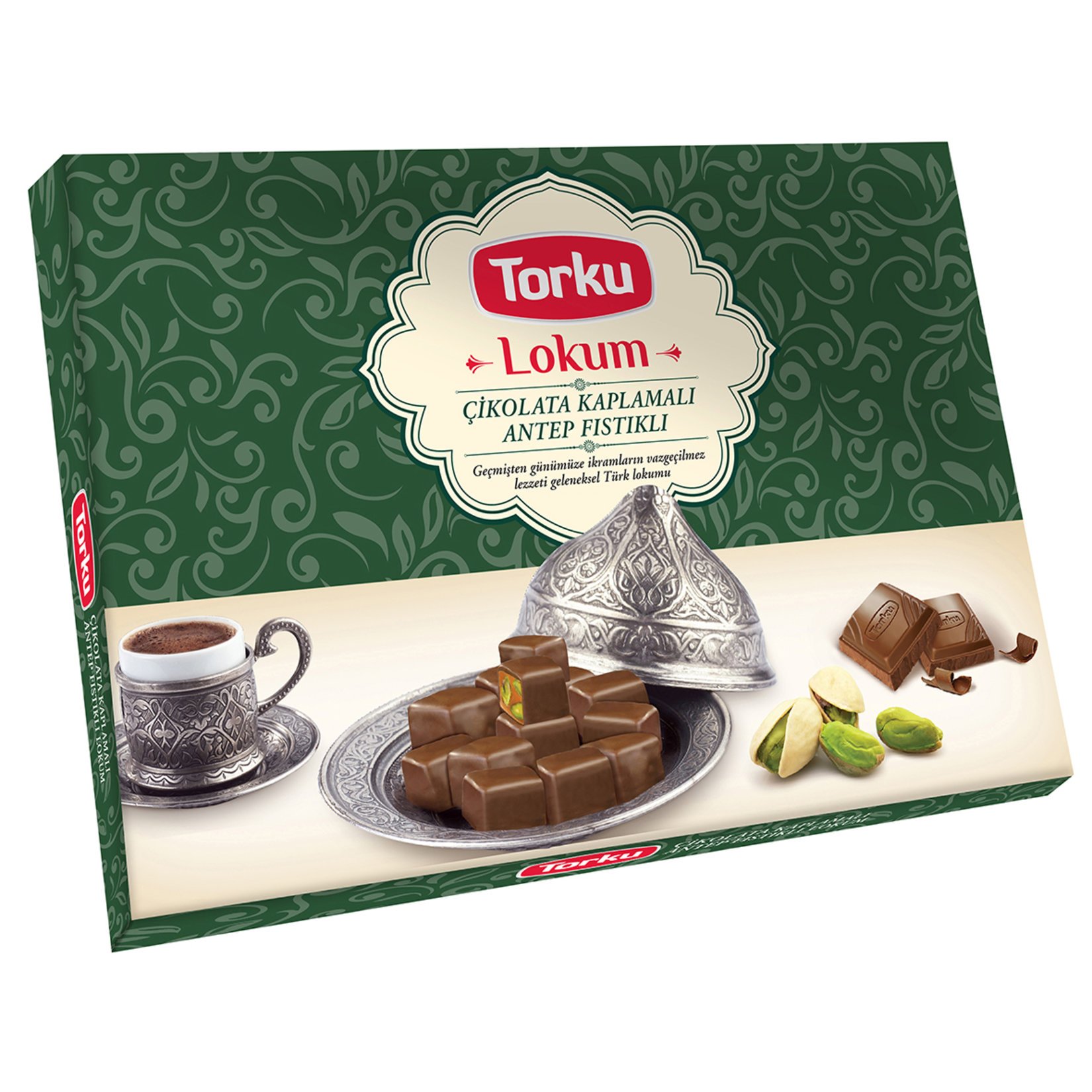 lokum pistache enrobé de chocolat 390 g, Torku 390,0 g