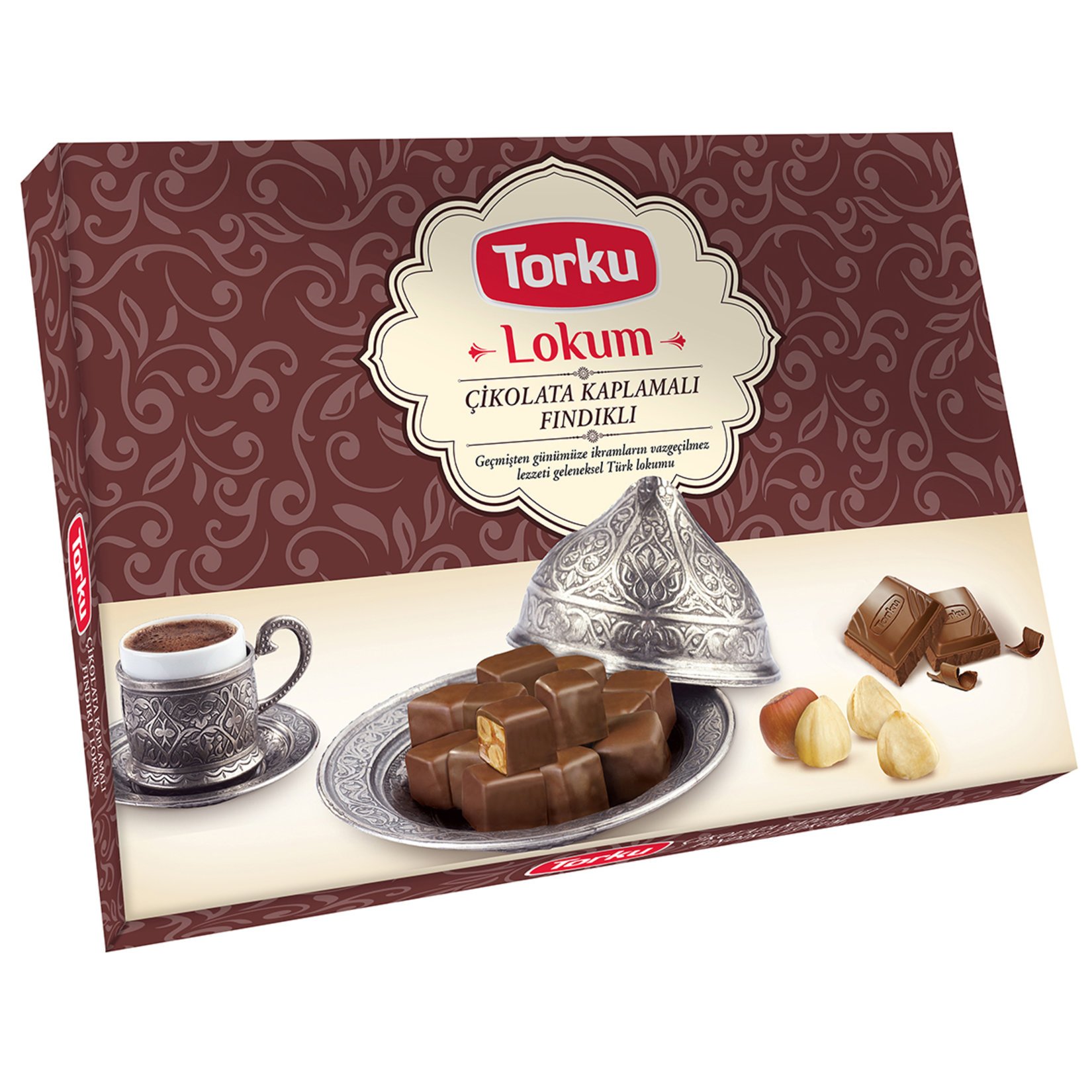 lokum noisette enrobé de chocolat 390 g, Torku 390,0 g