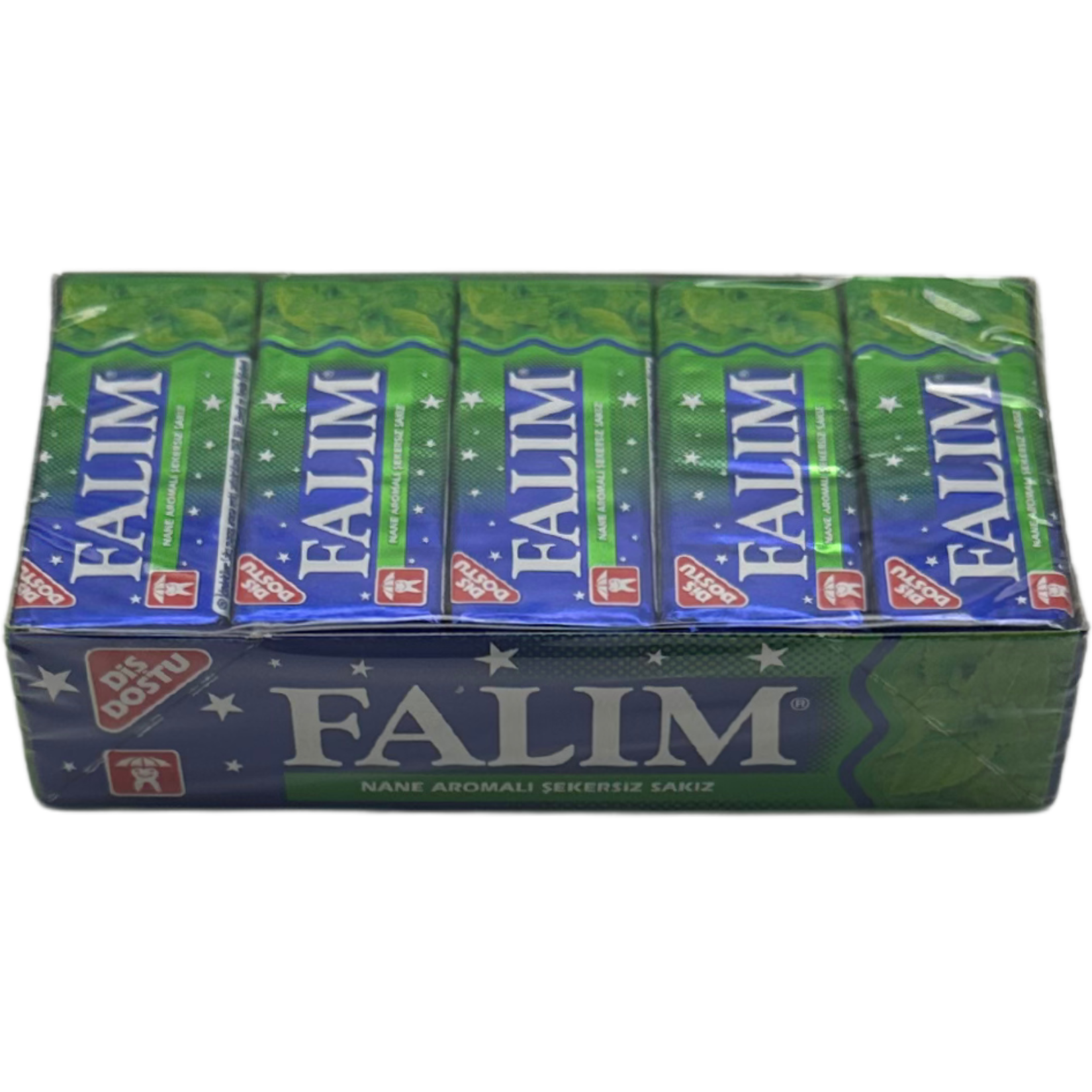 Chewing-gum Falim goût menthe intense, 5 unités 5,0 unité