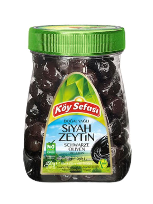Olives noires extra 450g, Koy Sefasi | Koy Sefasi | olives noires | extra | Elit-Food