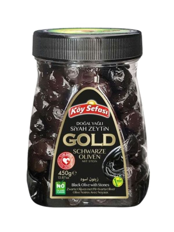 Olives noires Gold 450g, Koy Sefasi | Koy Sefasi | olives noires | gold | Elit-Food