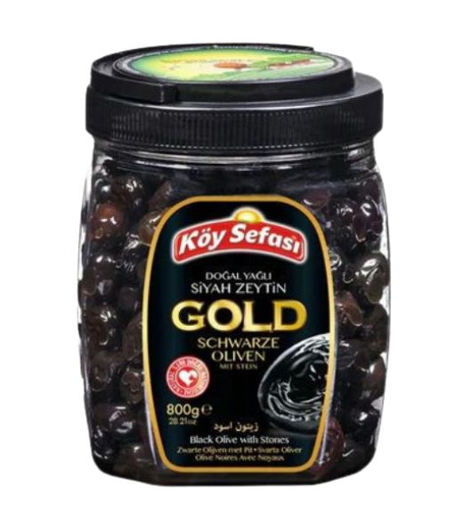 Olives noires gold 800g, Koy Sefasi | Koy Sefasi | olives noires | gold | Elit-Food