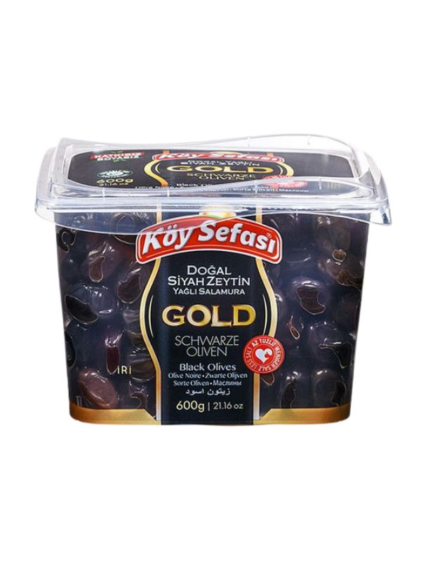 Olives noires gold 600g, Koy Sefasi | Koy Sefasi | olives noires | gold | Elit-Food