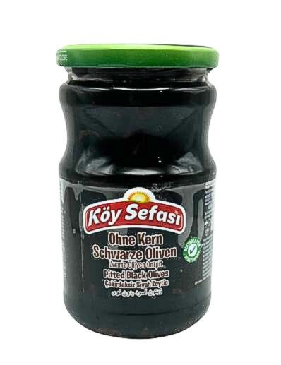 Olives noires sans noyaux 700g, Koy Sefasi | Koy Sefasi | olives noires | verre | Elit-Food