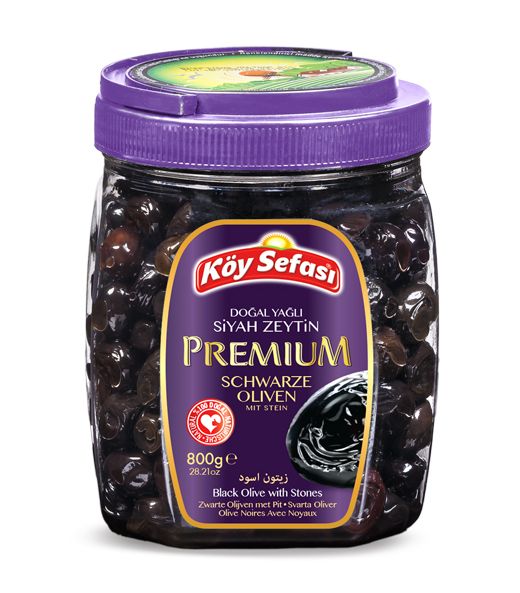 Olives huilés noires premium 800g, Koy Sefasi | Koy Sefasi | olives noires | premium | Elit-Food