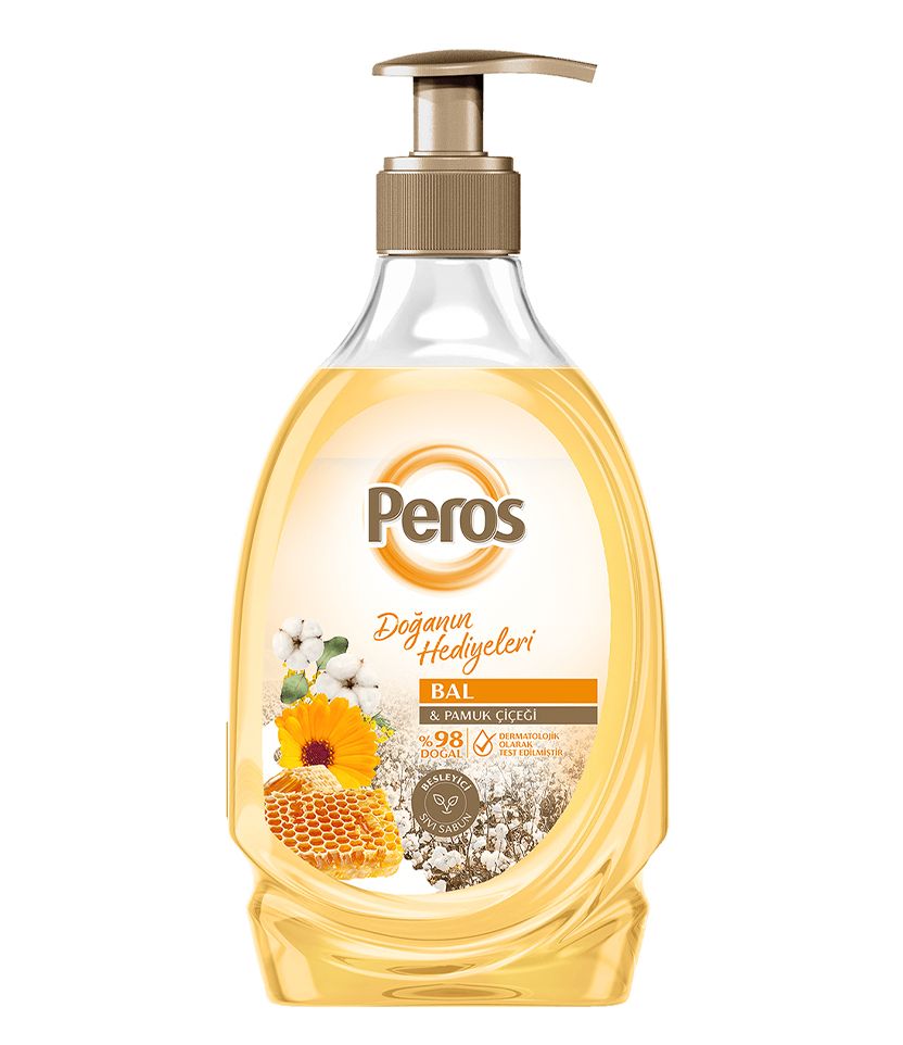 Savon liquide miel & fleur de coton 400mL, Peros - peros - hygiene