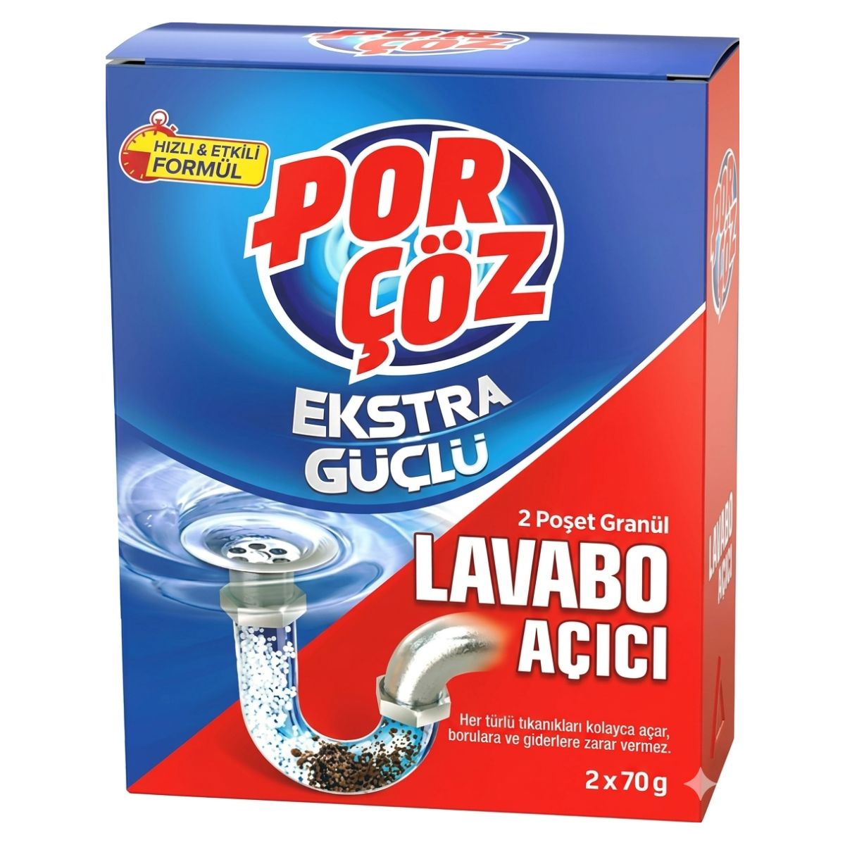 Déboucheur de lavabo en granulés 140g, Porcoz - porcoz - hygiene
