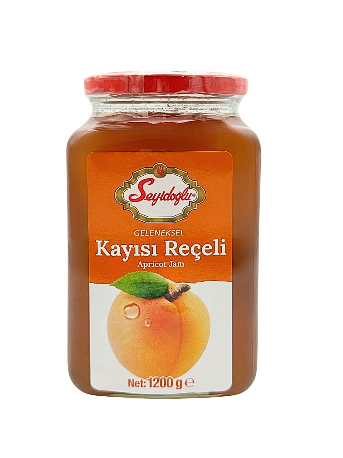 Confiture d'abricot Seyidoglu 1200g 1,2 kg - Seyidoglu - Elit-Food