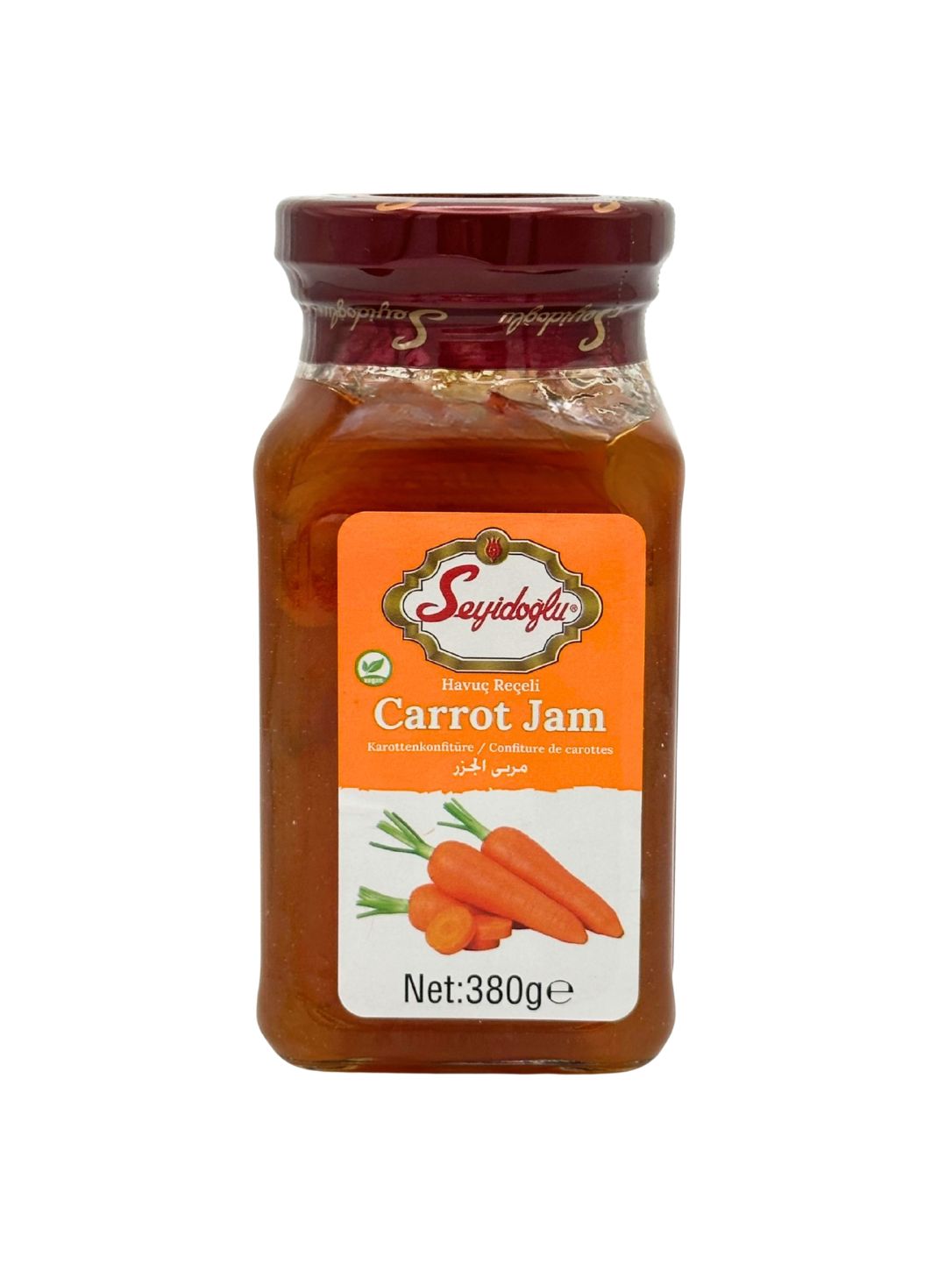 Confiture de carotte 380g, Seyidoglu 380,0 g - Seyidoglu - Elit-Food